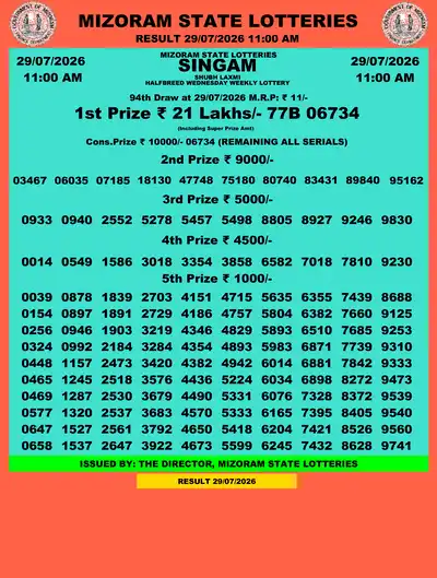 Singam Halfbreed Shubh Laxmi 29 July 2026