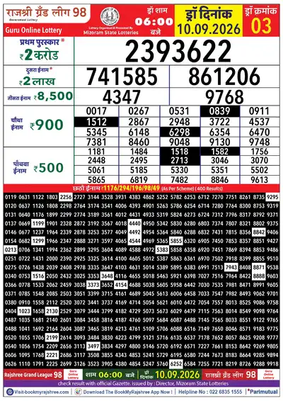 Rajshree Grand League 98